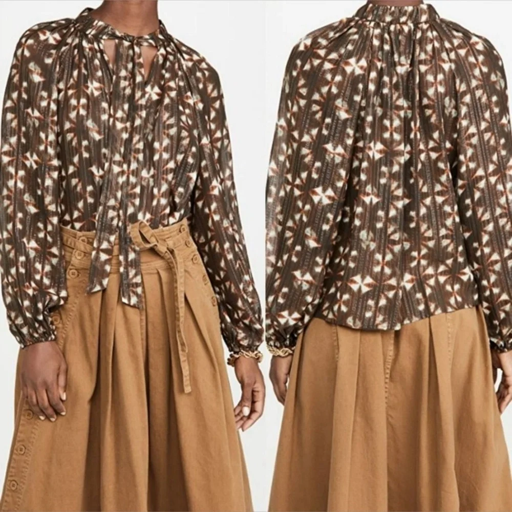 ULLA JOHNSON Luna blouse top Sz 6